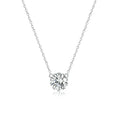 Simple Minimalist Short Necklace for Women 925 Sterling Silver Clear Cubic Zircon Chain Necklaces Wedding Jewelry