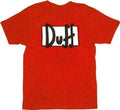Simpsons Duff Beer Red T-shirt-tvso