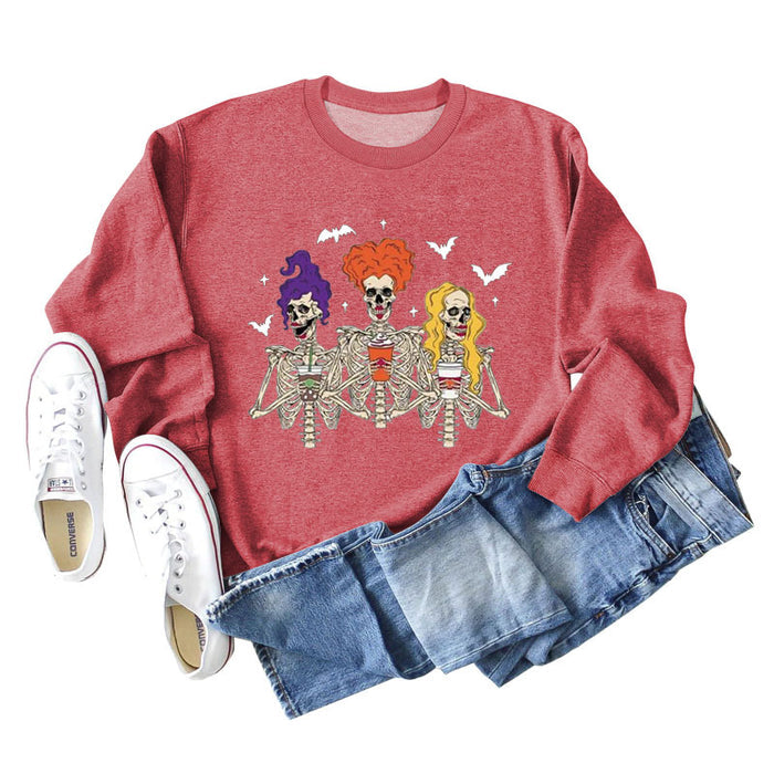 Red sweater (white color picture) / S