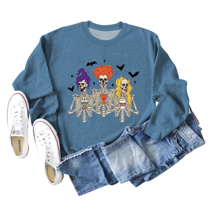 Blue sweater (black color picture) / S