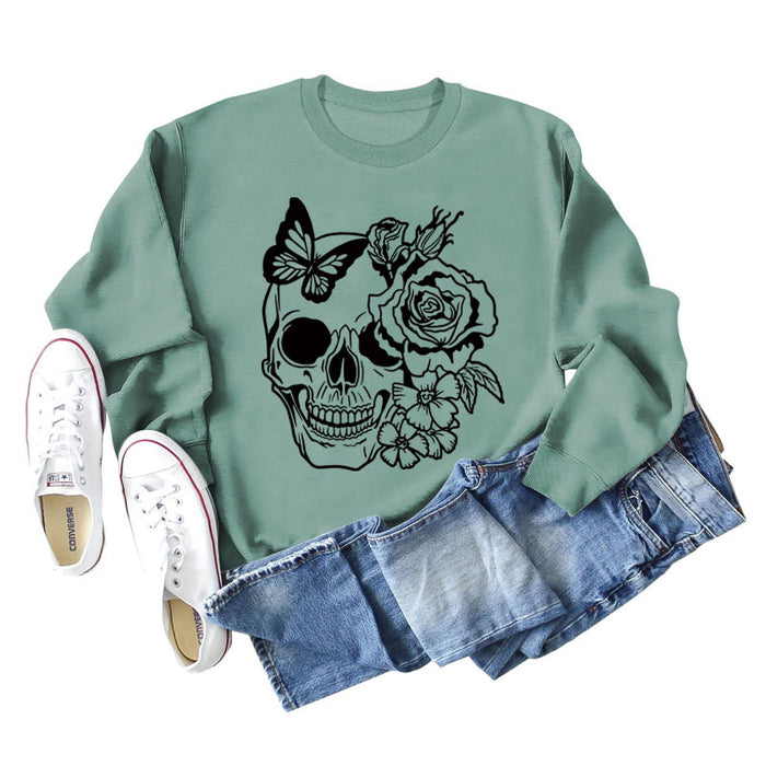 Light green sweater (black word color picture) / S