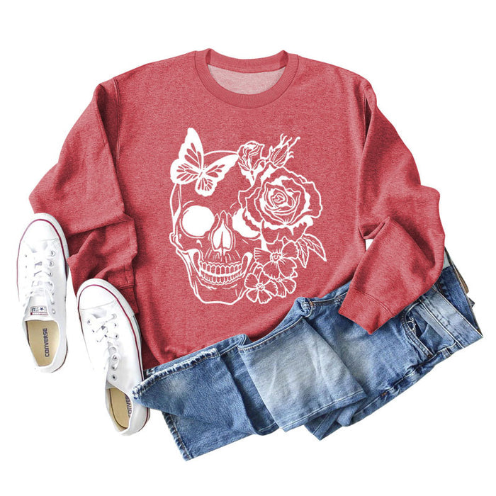Red sweater (white color picture) / S