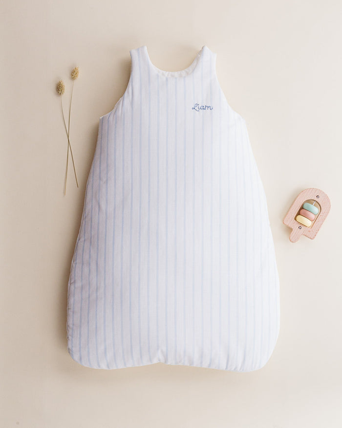 Sleep sack - White & Blue