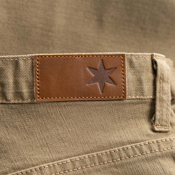 Tailored Fit Khaki Stretch Denim Jeans Men's Jeans
