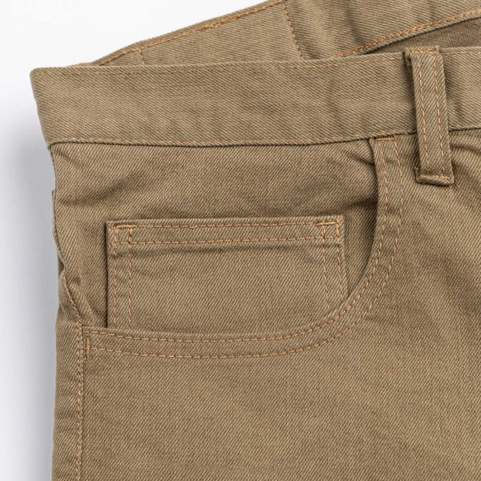 Tailored Fit Khaki Stretch Denim Jeans Men's Jeans