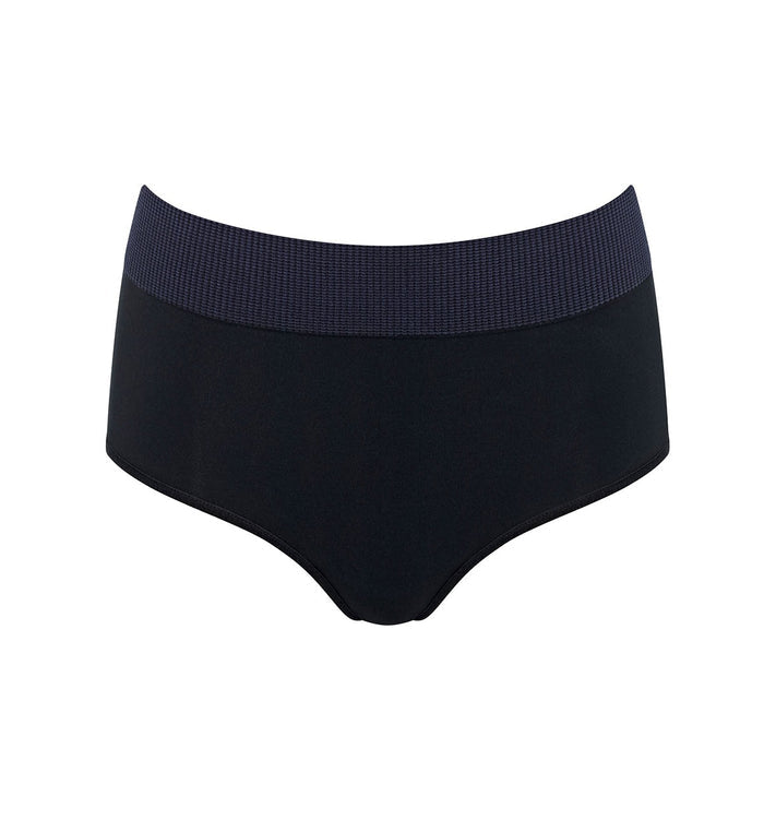 BLACK SLOGGI EVER INFUSED ALOE HIGH WAIST