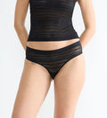 BLACK SLOGGI FREE EVOLVE LACE HIPSTER