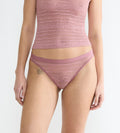 PINK SLOGGI FREE EVOLVE LACE STRING