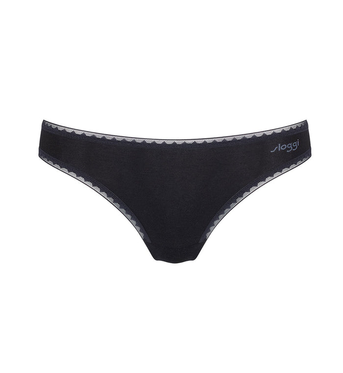BLACK SLOGGI GO BRAZILIAN 2 PACK
