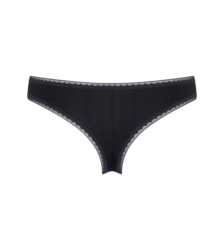 BLACK SLOGGI GO BRAZILIAN 2 PACK