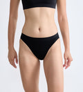 BLACK SLOGGI GO CASUAL HIGH LEG BRIEF
