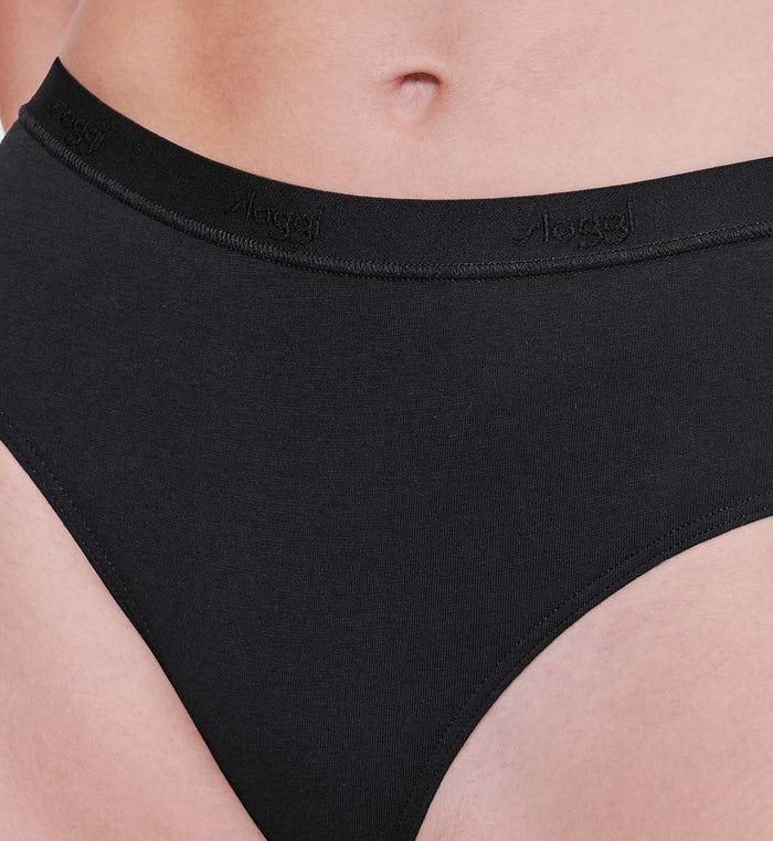 BLACK SLOGGI GO CASUAL MIDI BRIEF