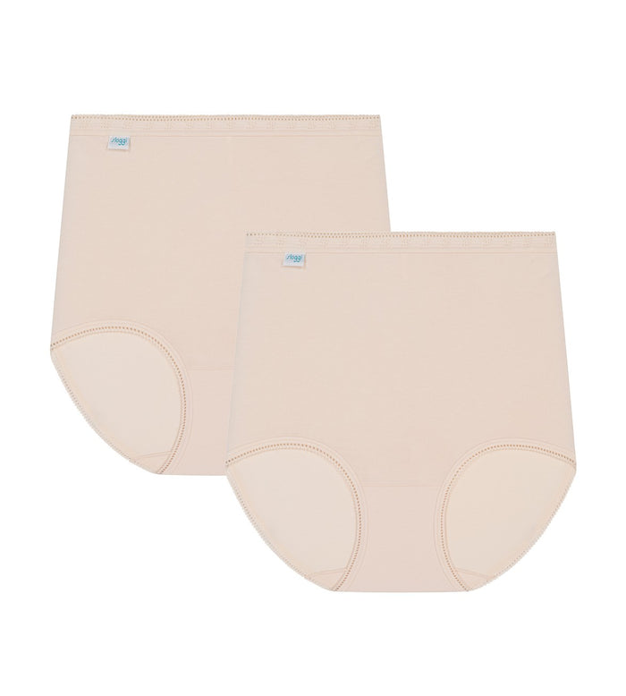 BEIGE SLOGGI MAXI 2 PACK
