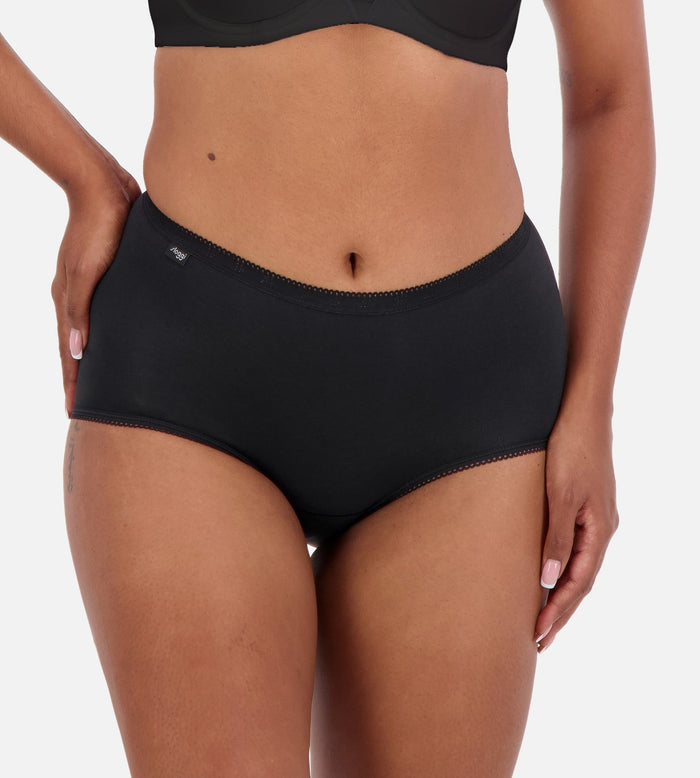 BLACK SLOGGI MAXI 2 PACK