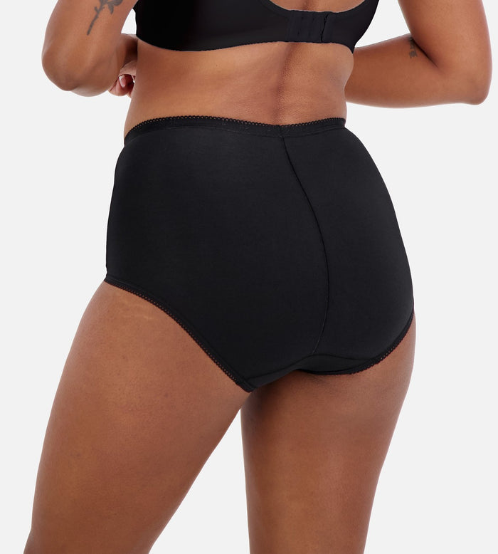 BLACK SLOGGI MAXI 2 PACK