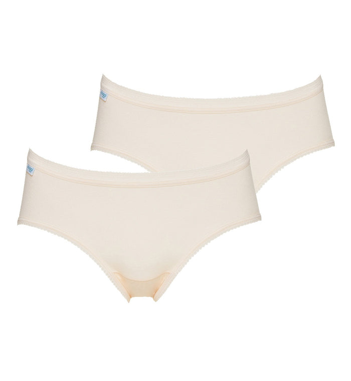 BEIGE SLOGGI MIDI 2PACK