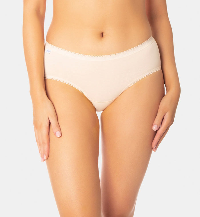 BEIGE SLOGGI MIDI 2PACK
