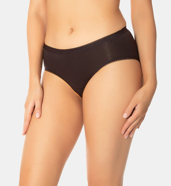 BLACK SLOGGI MIDI 2PACK