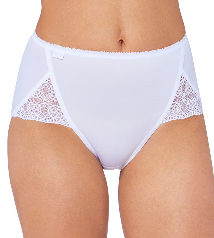 WHITE FORMFIT SLOGGI PURE SENSE LUXE MAXI BRIEF 2 PACK