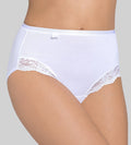 WHITE FORMFIT SLOGGI ROMANCE MAXI BRIEF
