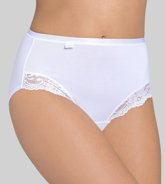 WHITE FORMFIT SLOGGI ROMANCE MAXI BRIEF