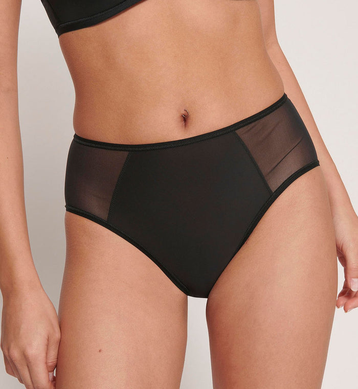 BLACK SLOGGI SOFT ADAPT HIGH WAIST