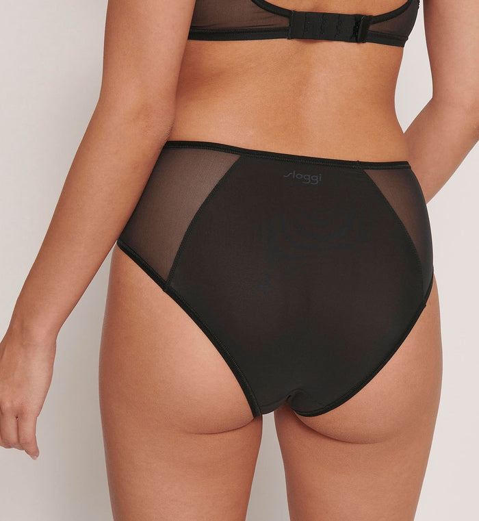 BLACK SLOGGI SOFT ADAPT HIGH WAIST