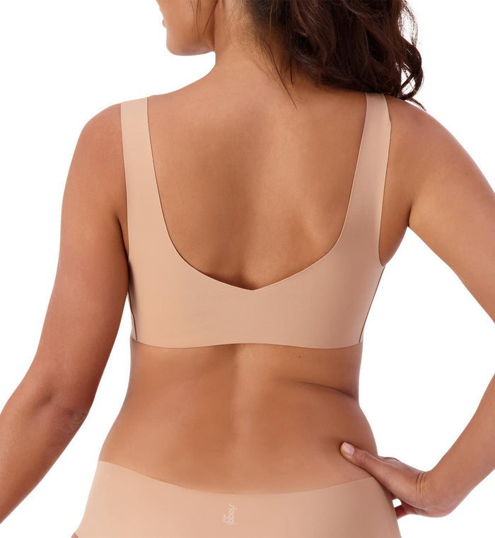 BEIGE SLOGGI ZERO FEEL 2.0 BRALETTE