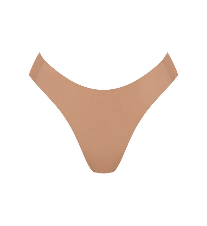 BEIGE SLOGGI ZERO FEEL 2.0 HIGH LEG BRIEF