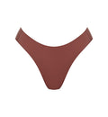 BROWN SLOGGI ZERO FEEL 2.0 HIGH LEG BRIEF