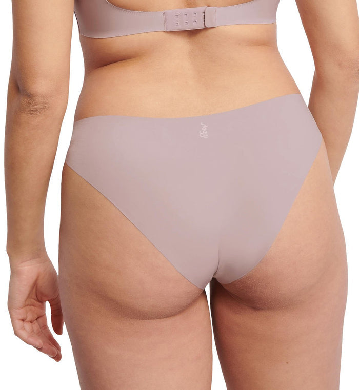 PINK SLOGGI ZERO FEEL 2.0 HIGH LEG BRIEF