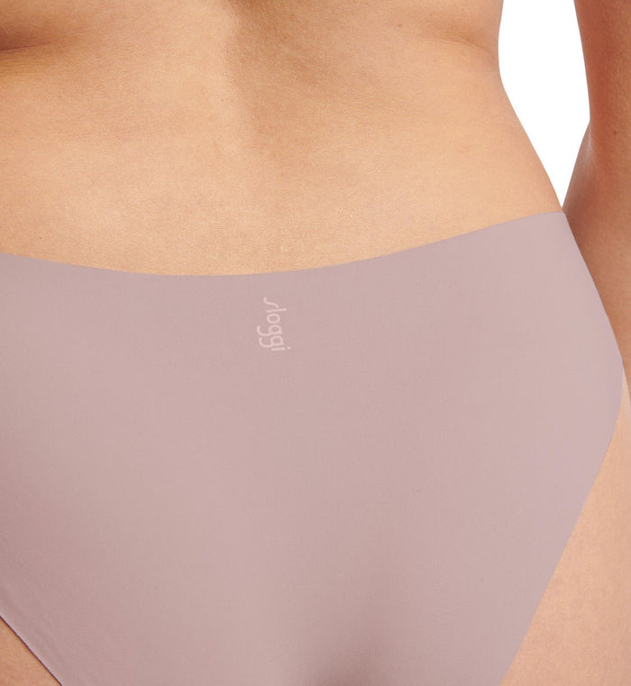 PINK SLOGGI ZERO FEEL 2.0 HIGH LEG BRIEF