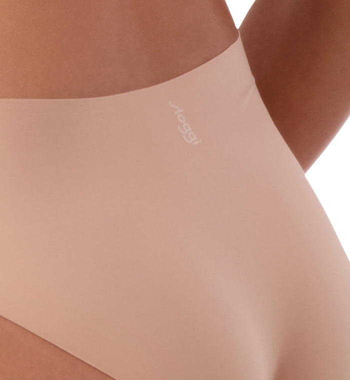BEIGE SLOGGI ZERO FEEL 2.0 HIGH LEG BRIEF