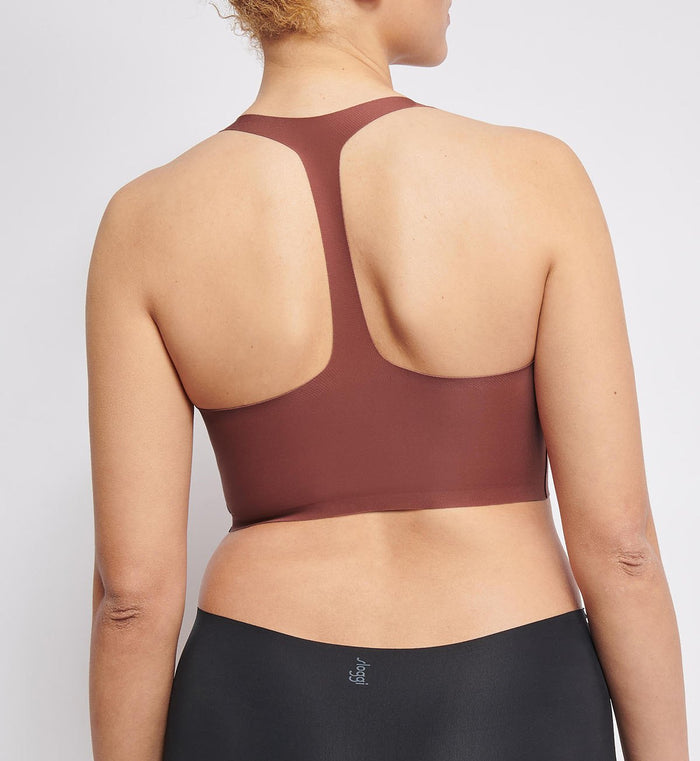 BROWN SLOGGI ZERO FEEL 2.0 RACERBACK TOP