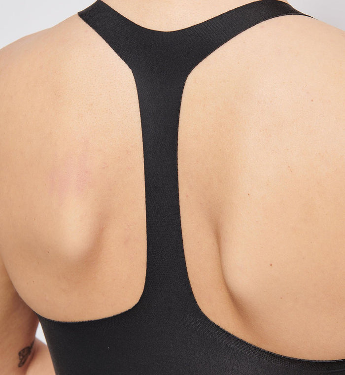 BLACK SLOGGI ZERO FEEL 2.0 RACERBACK TOP
