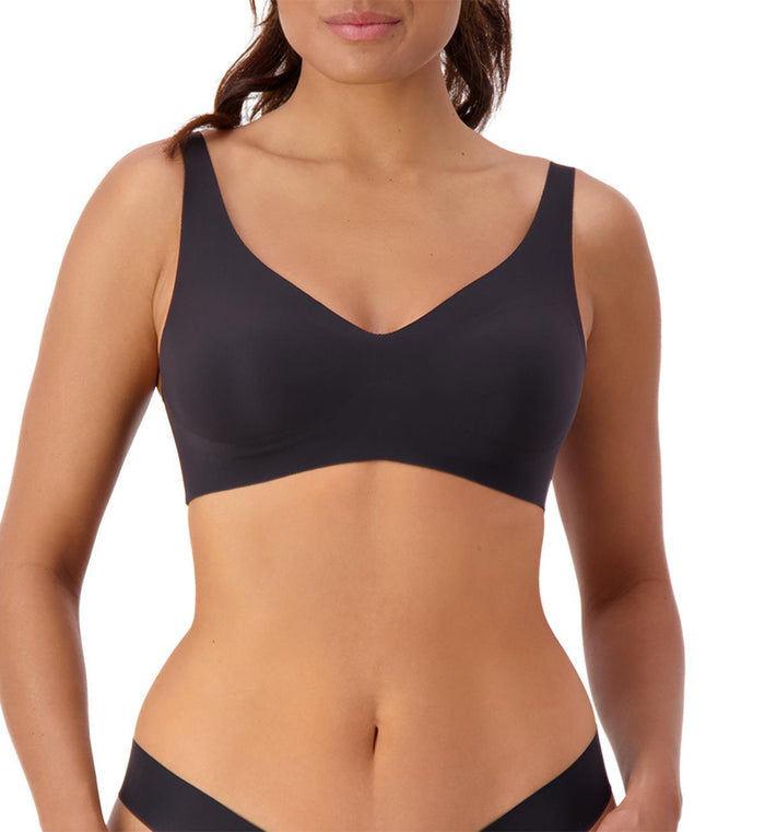 BLACK SLOGGI ZERO FEEL 2.0 SOFT BRA