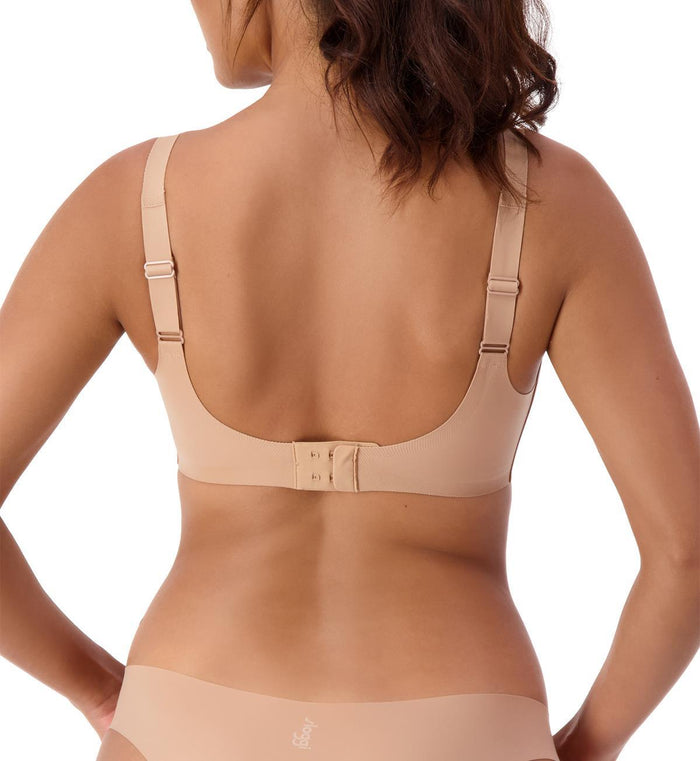 BEIGE SLOGGI ZERO FEEL 2.0 SOFT BRA