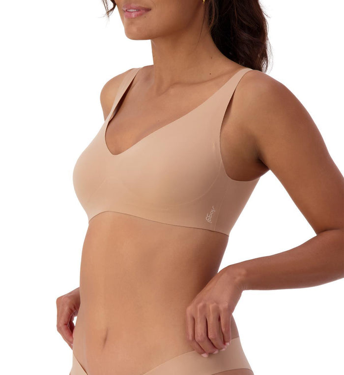 BEIGE SLOGGI ZERO FEEL 2.0 SOFT BRA