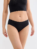 BLACK SLOGGI ZERO FEEL BLISS HIPSTER BRIEF