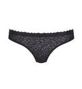 BLACK SLOGGI ZERO FEEL LACE 2.0 BRAZIL PANTY