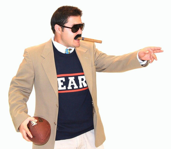SNL Da Bears Mike Ditka Chicago Bears Sweater Vest-tvso