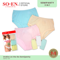 SO-EN 3in1 On the Go Cotton Blend Ladies Essential Semipanty