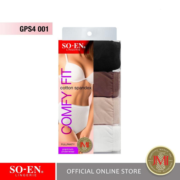 SO-EN 4in1 Wendy Cotton Spandex Ladies Fullpanty