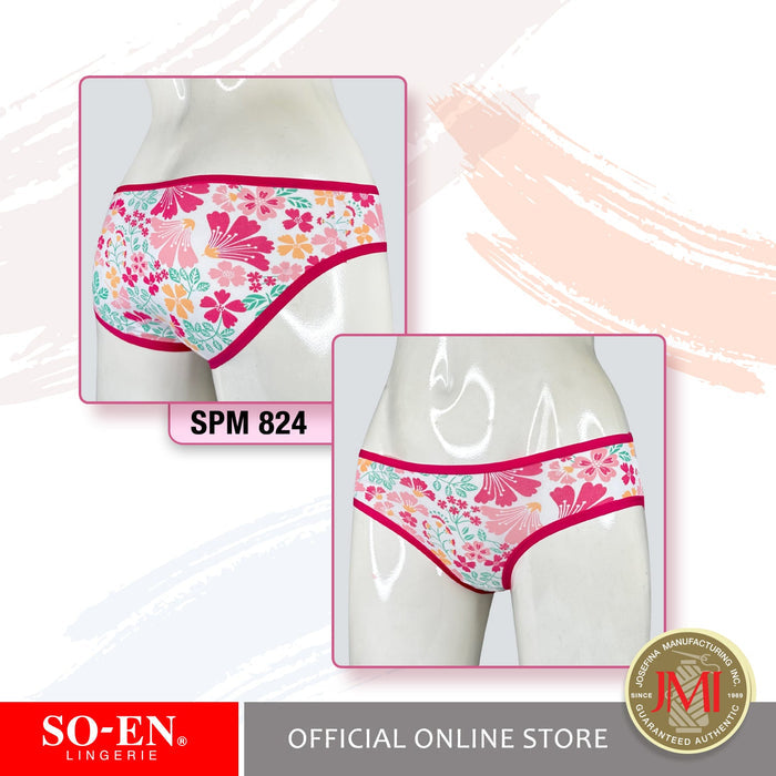 SO-EN 6in1 Callie Cotton Spandex Ladies Lowrise Bikini
