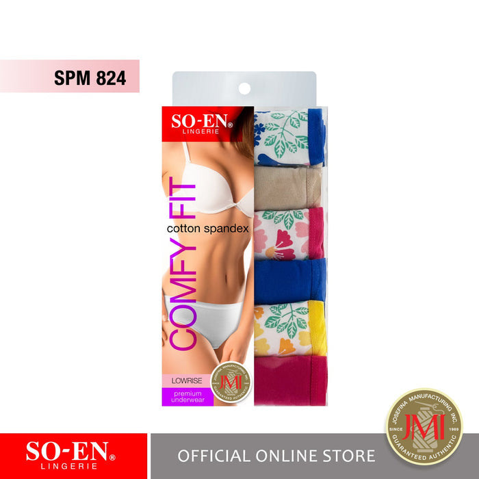 SO-EN 6in1 Callie Cotton Spandex Ladies Lowrise Bikini