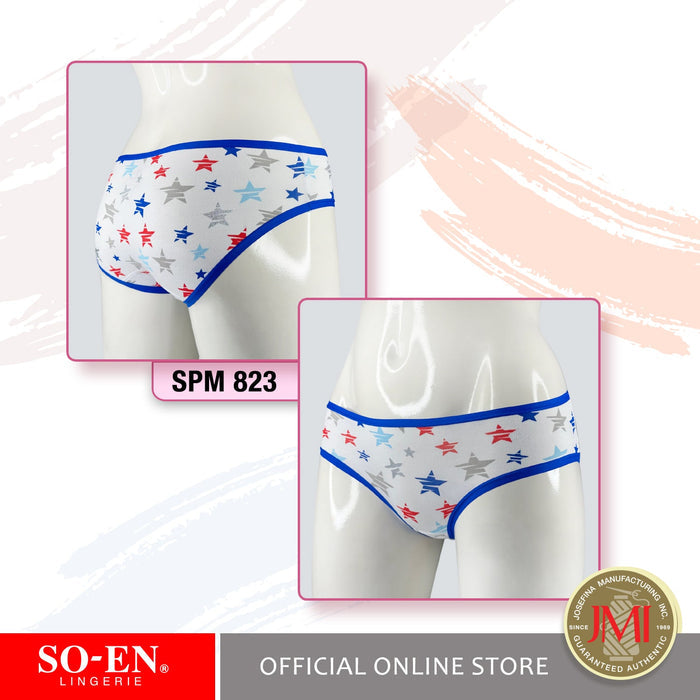 SO-EN 6in1 Cyrill Cotton Spandex Ladies Lowrise Bikini