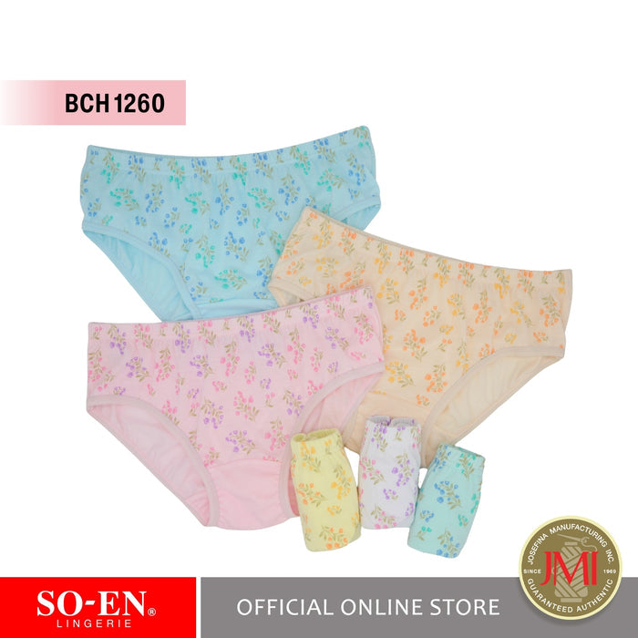 SO-EN BCH Essential 12-in-1 Cotton Blend Bikini Panty Set for Women