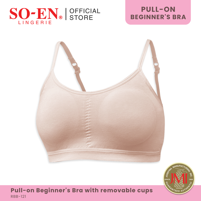 SO-EN Charlotte Children's Beginners Bra with Removable cups & Extend straps