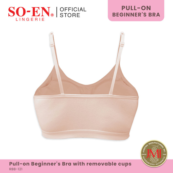 SO-EN Charlotte Children's Beginners Bra with Removable cups & Extend straps