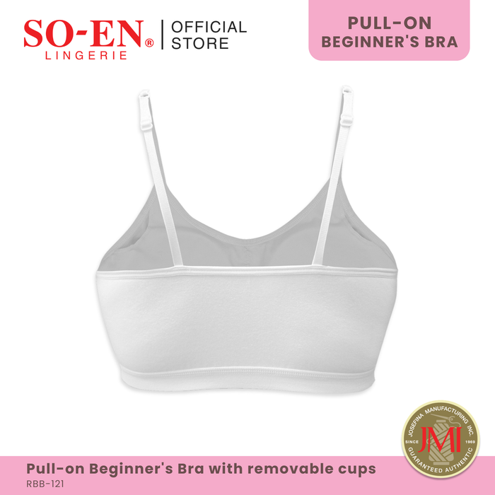 SO-EN Charlotte Children's Beginners Bra with Removable cups & Extend straps